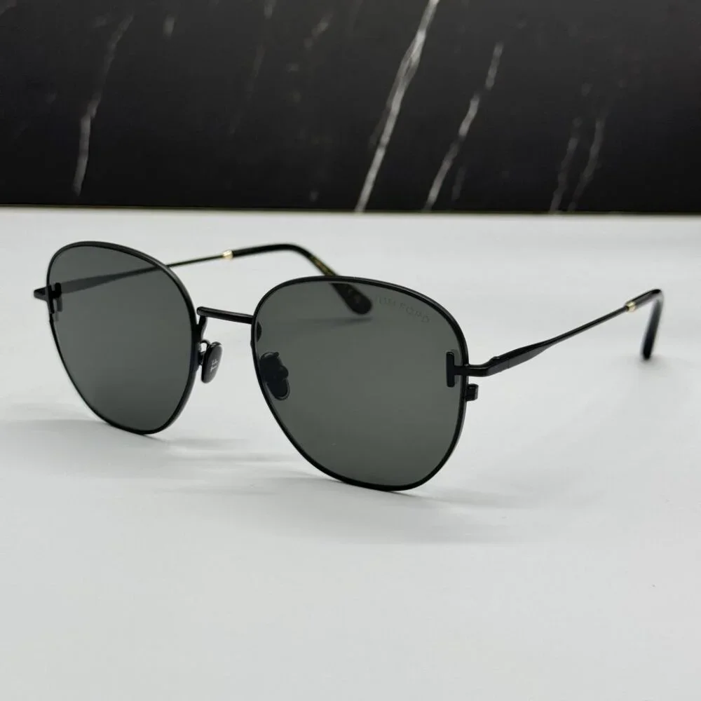 NEW TF976/K 02A TOM FORD BLACK FT0976/S 02A MEN TOM FORD SUNGLASSES